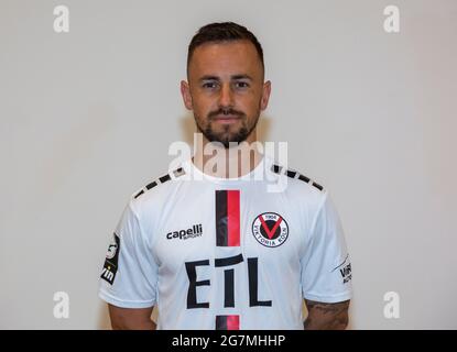 football, 3. Liga, 2021/2022, FC Viktoria Koeln, Sportpark Hoehenberg, présentation de l'équipe à la nouvelle saison de jeu, photo de presse, Simon Handle Banque D'Images