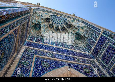 Mausolée de Gur Emir, Samarkand, Ouzbékistan Banque D'Images