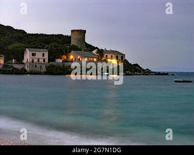 Marine de Meria, Corse, Francia Banque D'Images