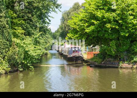 Le canal Dudley traversant Netherton, Dudley, Black Country et West Midlands Banque D'Images