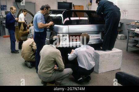 Conception numérique. 20 ans de la société design concept cars 1988. Aztec Banque D'Images