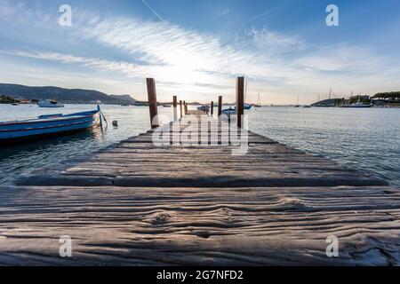 FRANCE, VAR (83) LA SEYNE-SUR-MER, TAMARIS CORNICHE Banque D'Images