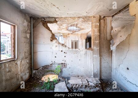École abandonnée dans le district d'Aley Liban Banque D'Images
