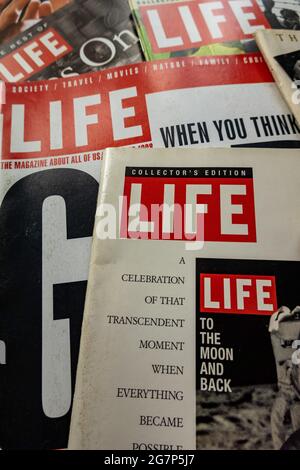 Collection de Life Magazine couvre des années 1990, États-Unis Banque D'Images