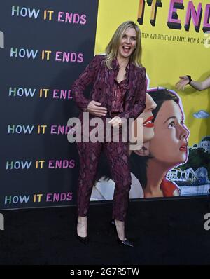 Los Angeles, États-Unis. 16 juillet 2021. L'actrice Rhea Seehorn assiste à la première de la comédie cinéma « How IT ends » à NeueHouse à Los Angeles le jeudi 15 juillet 2021. Scénario : dans cette comédie apocalyptique, Liza (Zoe Lister-Jones) s'engage dans un voyage hilarant à travers LA dans l'espoir de la faire à sa dernière fête avant la fin de tout, se lançant dans un casting éclectique de personnages en chemin. Photo de Jim Ruymen/UPI crédit: UPI/Alay Live News Banque D'Images