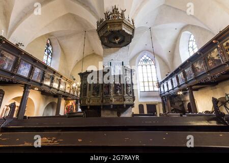 Tallinn, Estonie. L'Église du Saint-Esprit (Puha Vaimu kirik) Banque D'Images
