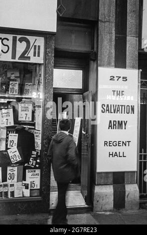 The Salvation Army (Regent Hall), 275 Oxford Street, Mayfair, Londres W1C 2DJ 1966 Banque D'Images