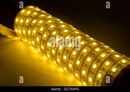 rouleau de bande led pour éclairage décoratif. Banque D'Images