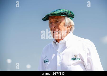 Silverstone, Royaume-Uni. 16 juillet 2021. Jackie Stewart ancien pilote de F1, portrait lors du Grand Prix britannique Pirelli de Formule 1 2021, 10e manche du Championnat du monde de Formule 1 2021 de la FIA du 16 au 18 juillet 2021 sur le circuit Silverstone, à Silverstone, Royaume-Uni - photo Xavi Bonilla / DPPI crédit: DPPI Media/Alamy Live News Banque D'Images