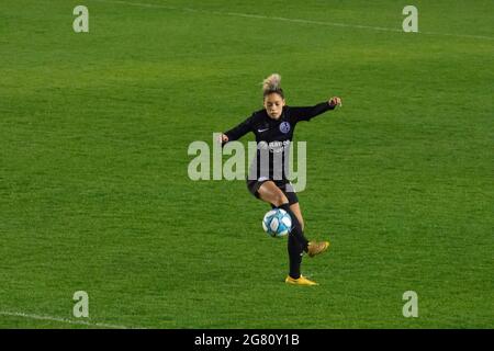 Moron, Argentine. 15 juillet 2021. Salazar (#28 San Lorenzo) pendant le match entre Boca Juniors et San Lorenzo au stade Nuevo Francisco Urbano crédit: SPP Sport presse photo. /Alamy Live News Banque D'Images