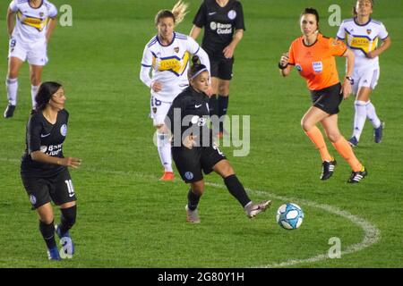 Moron, Argentine. 15 juillet 2021. Hain (#20 San Lorenzo) pendant le match entre Boca Juniors et San Lorenzo au stade Nuevo Francisco Urbano crédit: SPP Sport Press photo. /Alamy Live News Banque D'Images