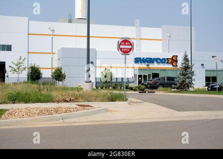 Aurora, Colorado SWARCO Office; entreprise autrichienne de gestion de la circulation offrant la gestion de la circulation urbaine, le stationnement, les services de transport public. Banque D'Images