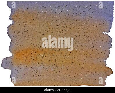 Texture fond rouge orange-violet aquarelle, avec des étincelles. Pour votre conception. Banque D'Images