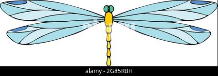 Icône vecteur libellule Illustration de Vecteur