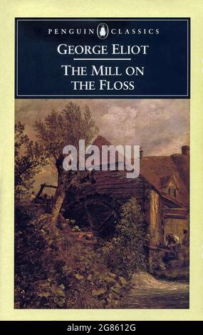 Couverture de livre « The Mill on the Floss » par George Eliot. Banque D'Images