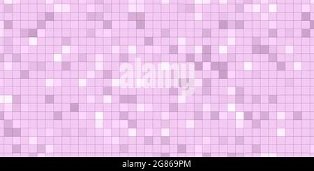 Fond rose avec carrés Banque D'Images