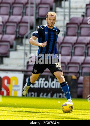 Édimbourg, Royaume-Uni. 17 juillet 2021 ; Tynecastle Park, Édimbourg, Écosse ; football pré-saison, Heart of Midlothian versus Sunderland ; Andrew Halliday of Hearts Credit: Action plus Sports Images/Alamy Live News Banque D'Images