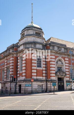 Stockport Central Library, Wellington Rd South, Greater Manchester, Angleterre. Banque D'Images