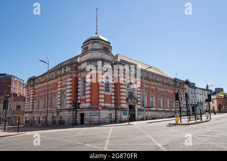 Stockport Central Library, Wellington Rd South, Greater Manchester, Angleterre. Banque D'Images