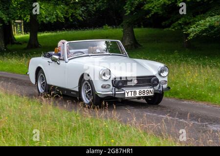 MG MIDGET 1974 années 70 Classic vintage voiture Banque D'Images