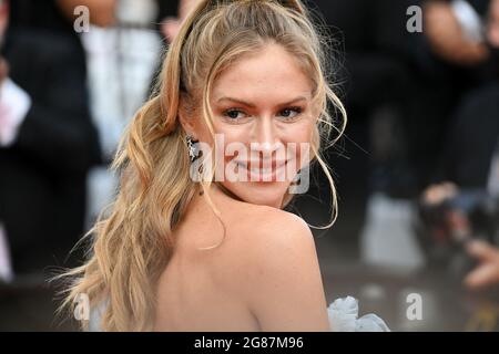 Maja Malnar assiste à la cérémonie de clôture du 74e Festival de Cannes, France, le 17 2021 juillet. Photo de Julien Reynaud/APS-Medias/ABACAPRESS.COM Banque D'Images