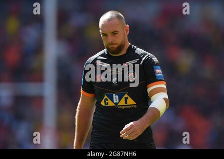 Daniel Smith (22) de Castleford Tigers pendant le match Banque D'Images