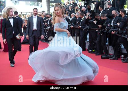 Maja Malnar assiste à l'OSS 117: Alerte Rouge en Afrique Noire première et cérémonie de clôture du 74e Festival International du film de Cannes, France, le 17 juillet 2021. Photo d'Aurore Marechal/ABACAPRESS.COM Banque D'Images