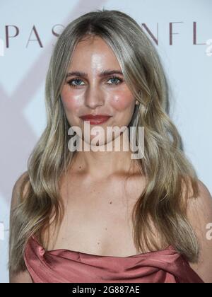 Santa Monica, États-Unis. 17 juillet 2021. SANTA MONICA, LOS ANGELES, CALIFORNIE, États-Unis - JUILLET 17 : l'actrice Madi May arrive à la première de la série de Passionflix 'Drivenn' saison 2 qui s'est tenue à AMC Santa Monica 7 le 17 juillet 2021 à Santa Monica, Los Angeles, Californie, États-Unis. (Photo de Xavier Collin/image Press Agency) Credit: Image Press Agency/Alay Live News Banque D'Images