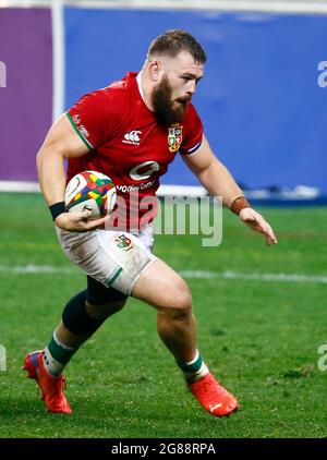 Luke Cowan-Dickie des Lions britanniques et irlandais lors du match de la série Lions de Castle Lager au stade du Cap, Cape Town, Afrique du Sud. Date de la photo: Samedi 17 juillet 2021. Banque D'Images