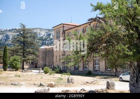 Hostellerie de la Sainte Baume près de Marseille Banque D'Images