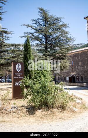 Hostellerie de la Sainte Baume près de Marseille Banque D'Images