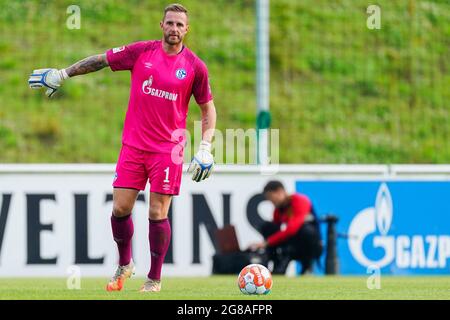 GELSENKIRCHEN, ALLEMAGNE - JUILLET 16 : Ralf Fahrmann de Schalke 04 lors du match Club friendly entre le FC Schalke 04 et Vitesse à Parkstadion le 16 juillet 2021 à Gelsenkirchen, Allemagne (photo de Joris Verwijst/Orange Pictures) Banque D'Images