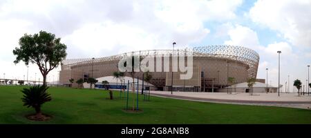 Stade Ahmad Bin Ali dont la nouvelle arène accueillera jusqu'à 40,000 fans lors des matchs de la coupe du monde de la FIFA 2022™ jusqu'au quart de finale Banque D'Images