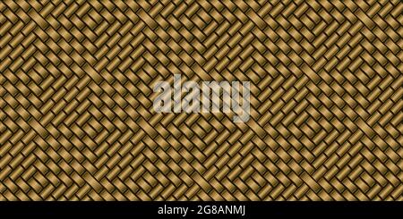 Concept de technologie de motif géométrique abstrait sans couture rectangulaire avec lignes dorées et fond noir. Illustration vectorielle.Eps10 Illustration de Vecteur