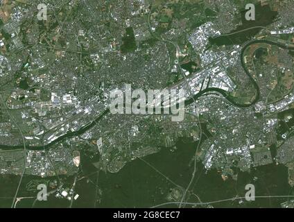 Francfort, Allemagne Banque D'Images