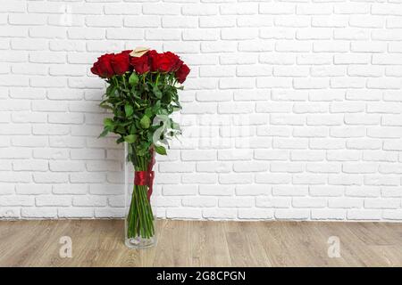 Bouquet de luxe en roses rouges Banque D'Images