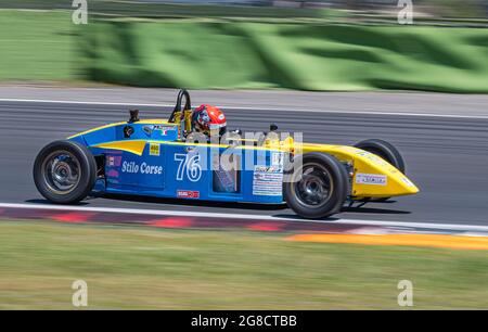 Vallelunga juin 12 2021, série Fx. Junior Formula car Racing flou arrière-plan gros plan Banque D'Images