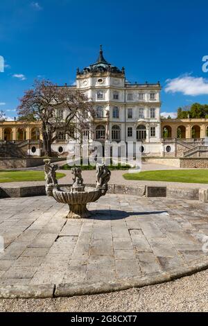 Château de Ploskovice, Bohême du Nord, République tchèque Banque D'Images