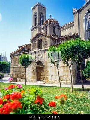 Athènes, petite église byzantine Metropolis du XIIe siècle, ancienne église de St Eleftherios, Panagia Gorgoepikoos, Grèce, Europe, Banque D'Images