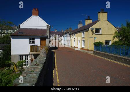 Cemaes Bay, Anglesey, pays de Galles du Nord. Banque D'Images