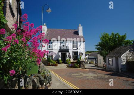 Cemaes Bay, Anglesey, pays de Galles du Nord. Banque D'Images