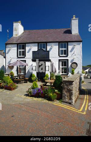 Cemaes Bay, Anglesey, pays de Galles du Nord. Banque D'Images