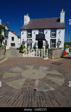 Cemaes Bay, Anglesey, pays de Galles du Nord. Banque D'Images