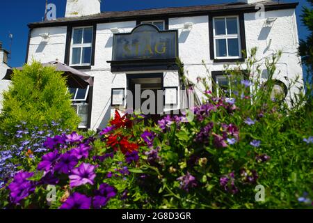 Cemaes Bay, Anglesey, pays de Galles du Nord. Banque D'Images