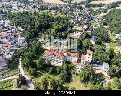 Château de Waldenburg en Saxe Banque D'Images