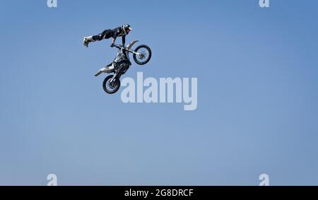 Freestyle Motocross Calgary Stampede 2021 Alberta Banque D'Images