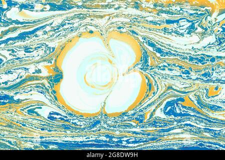 Mélange intense de couleurs vives texture d'arrière-plan Banque D'Images