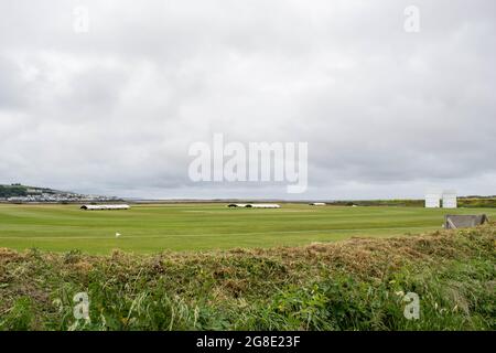 INSTOW, DEVON, ANGLETERRE- 25 juin 2021: North Devon Cricket Club à Instaw, Devon Banque D'Images