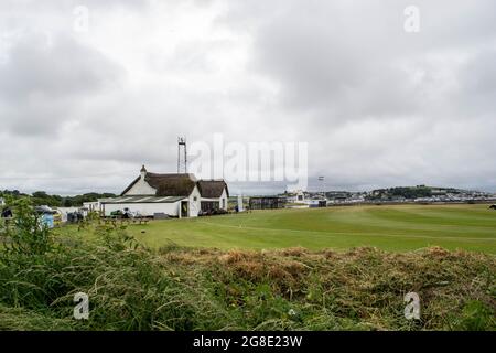 INSTOW, DEVON, ANGLETERRE- 25 juin 2021: North Devon Cricket Club à Instaw, Devon Banque D'Images