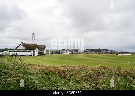 INSTOW, DEVON, ANGLETERRE- 25 juin 2021: North Devon Cricket Club à Instaw, Devon Banque D'Images